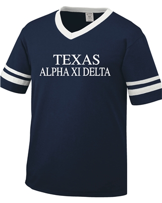 Striped Jersey (Navy) - TEXAS A Xi D