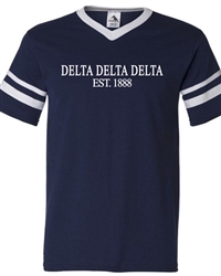 Striped Jersey (Navy) - Tri Delta -EST.