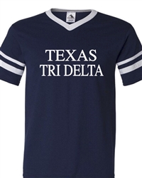 Striped Jersey (Navy) - TEXAS Tri Delta