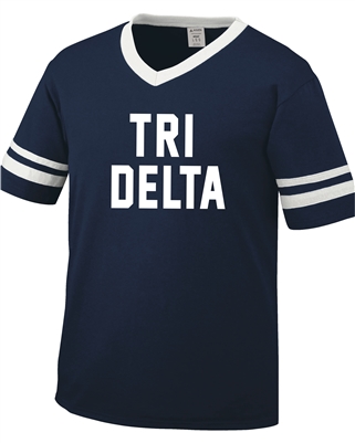 Striped Jersey (Royal) - Tri Delta -BOLD