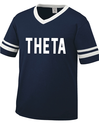 Striped Jersey (Navy) - Theta -BOLD