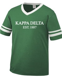 Striped Jersey (Green) - Kappa Delta -EST.