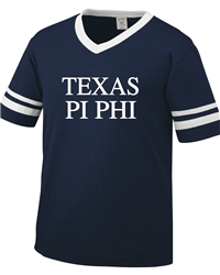 Striped Jersey (Navy) - TEXAS Pi Phi