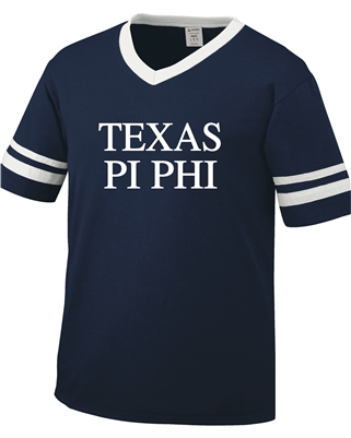 Striped Jersey (Navy) - TEXAS Pi Phi