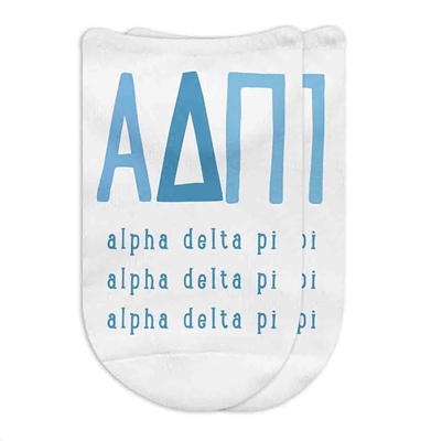 No Show Socks -  Alpha Delta Pi