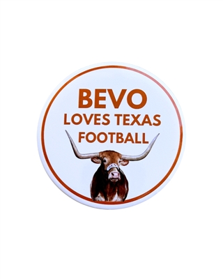 Bevo Loves Football  Pin