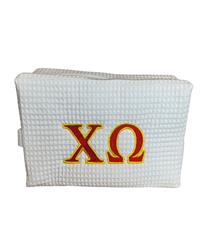 Chi Omega Waffle Bag