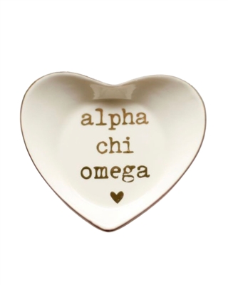 Sorority Ring Dish - Alpha Chi Omega