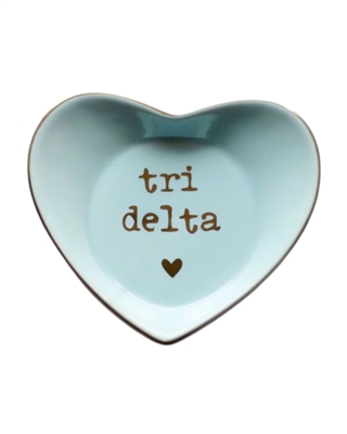 Sorority Ring Dish - Tri Delta