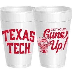 Tech Guns Up Styrofoam Cups