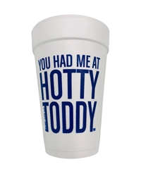 Hotty Toddy Styrofoam Cups - Blue