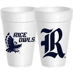 Rice University Styrofoam Cups