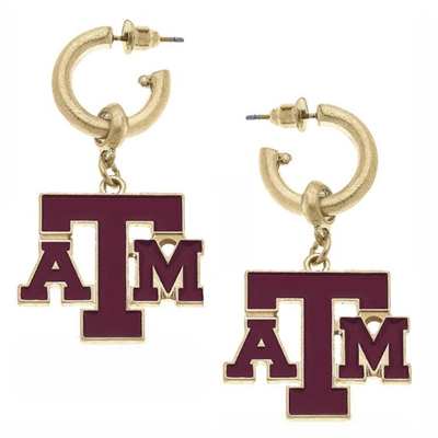 Dangle Earrings - Texas A&M