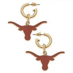 Dangle Earrings - Longhorns